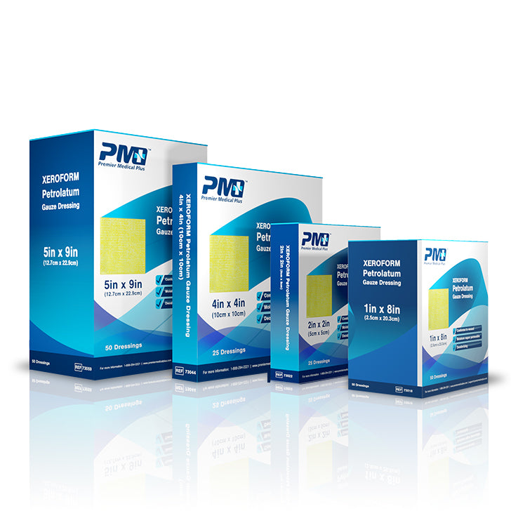 Premier Medical Plus™ Xeroform Petrolatum Gauze Dressing (5x9) BX/50