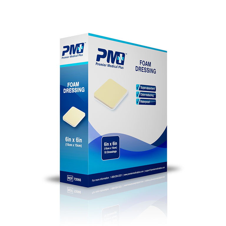 Premier Medical Plus™ Foam Dressing (6x6) BX/10