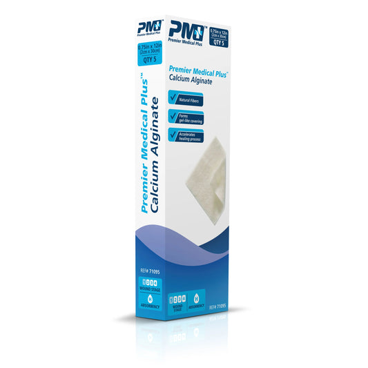 Premier Medical Plus™ Calcium Alginate Dressing (.75x12) BX/5